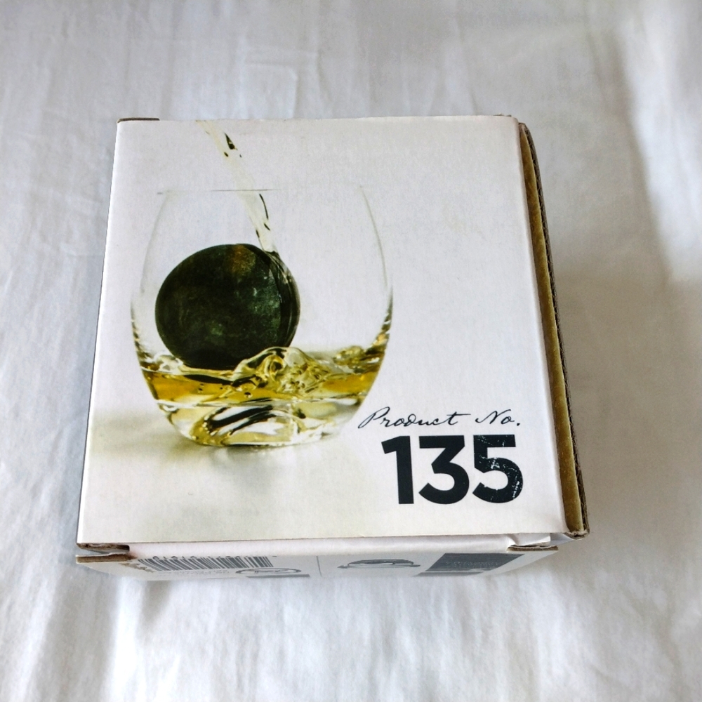 Whiskey Lovers Set with Freezable Marble Sphere by SPARQ